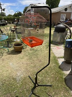Birdcage With 63” Tall Stand