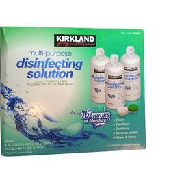 Kirkland Signature Multi-Purpose Disinfecting Solution, 16 fl oz, 3 ct