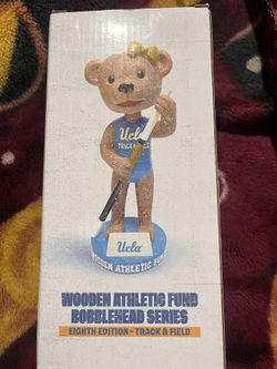 UCLA wooden Bobblehead