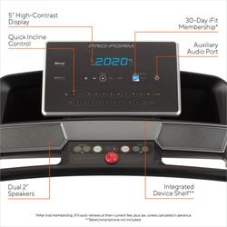 Treadmill The ProForm Cadence Compact 500 (model PFTL39621)