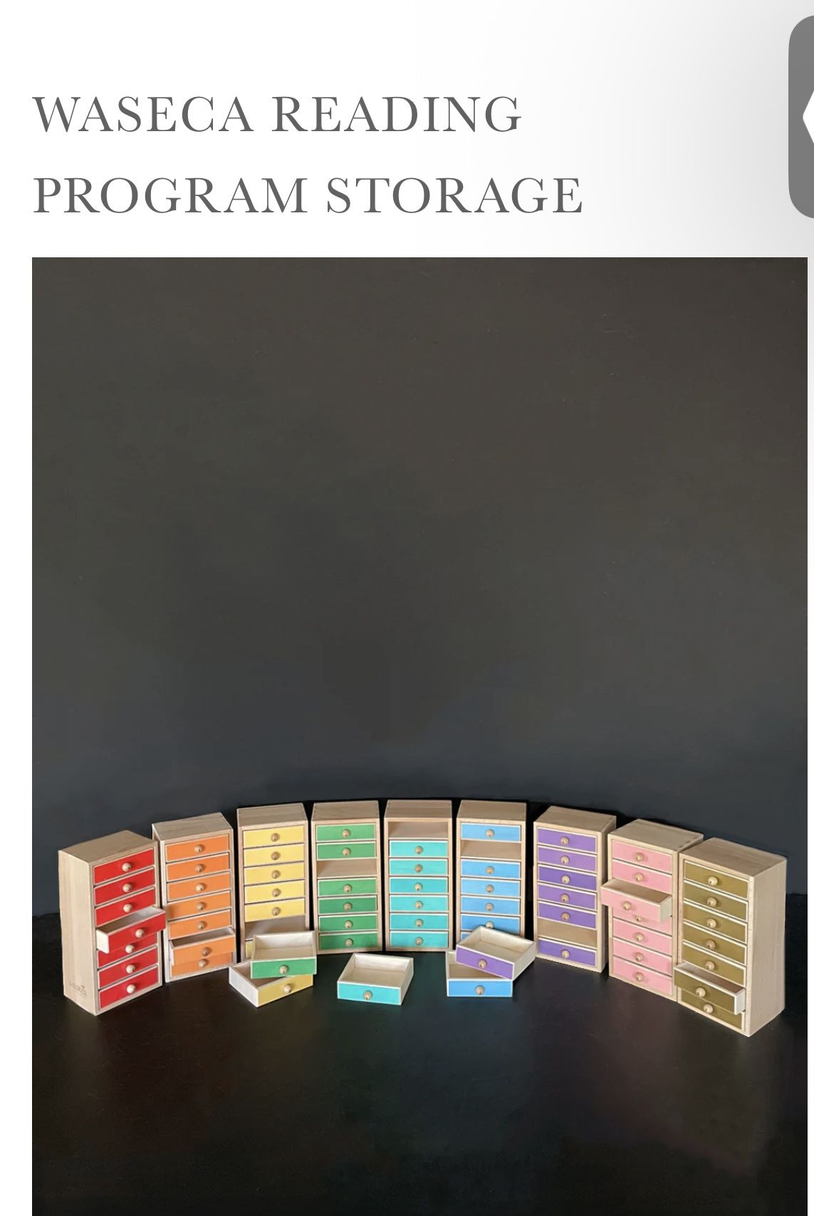 Rainbow Storage Cabinets