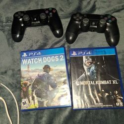 Games And 2 Controller 