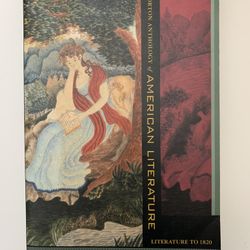 Norton Anthology Of American Literature Vol A Literature To 1820 6th Edition