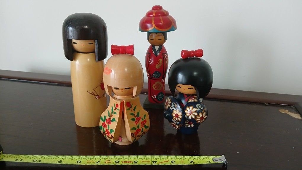 Japanese Kokeshi dolls