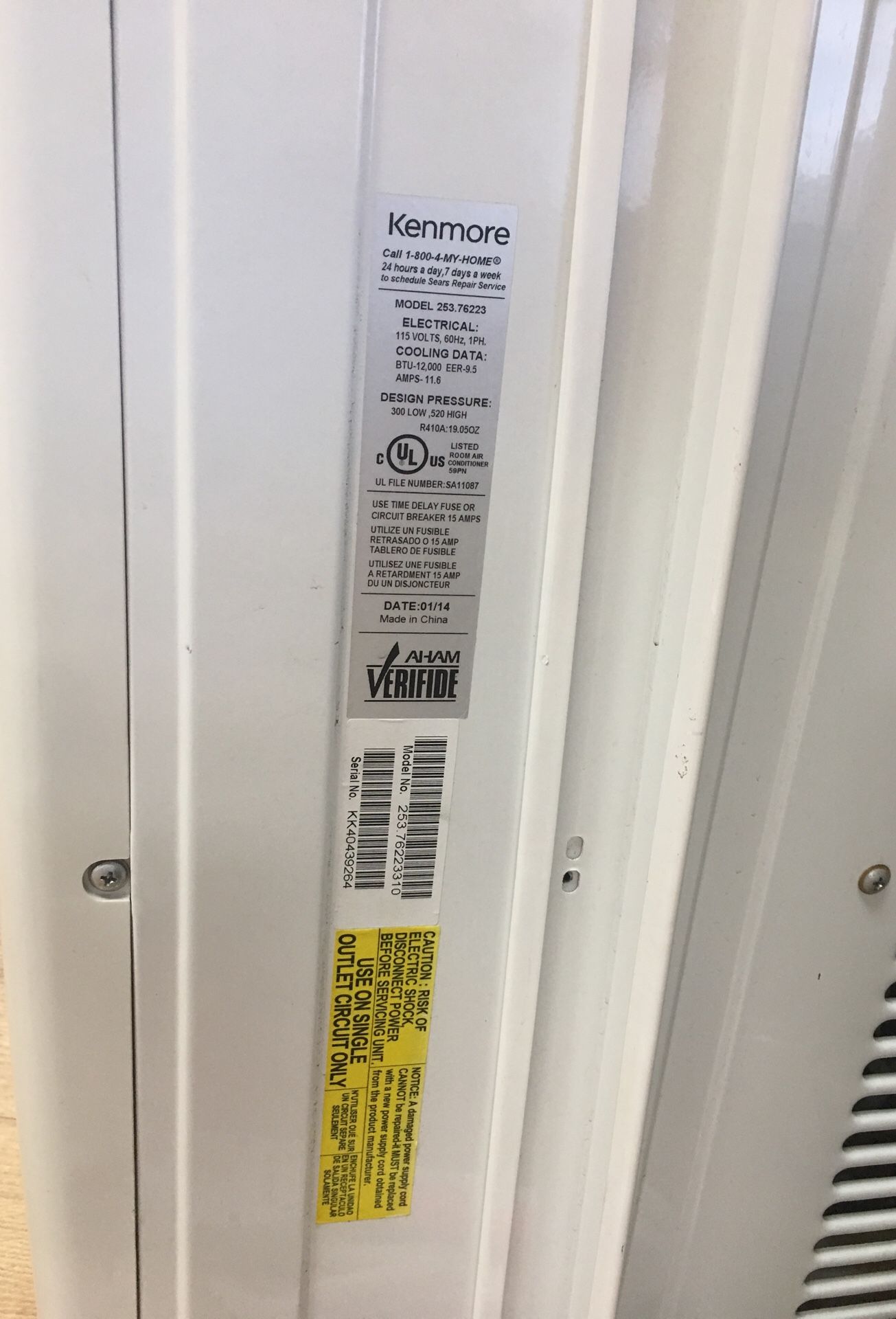 Kenmore 12,000 btu air conditioner for Sale in Largo, FL OfferUp