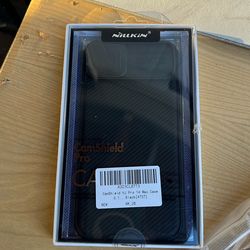 Funda para iPhone 14 Pro Max con cubierta para cámara, parte trasera delgada de policarbonato duro y funda suave contra caídas, protector de cámara de