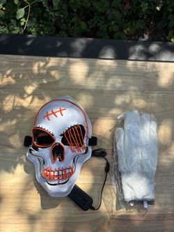🎃🕸️ Halloween Mask Scary Light Up 🕸️🎃