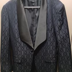 Black Jacquard Jacket