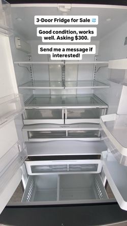 3-Door Refrigerator