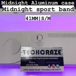 Apple Watch Series 8 Midnight Aluminium Case Midnight Sport Band New
