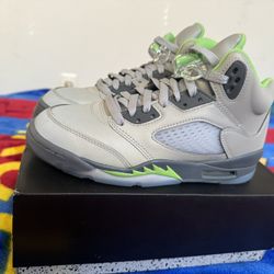 AIR JORDAN GREEN BEAN 5
