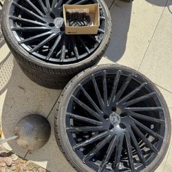 Lexani Wraith Rims 24 With Toyo Tires 295/30R24