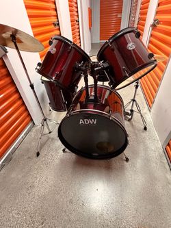 ADW 5-Piece Drum Kit with Cymbals