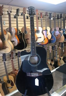 New De Rosa acoustic electric lefty izquierda guitar Nuevo guitarra