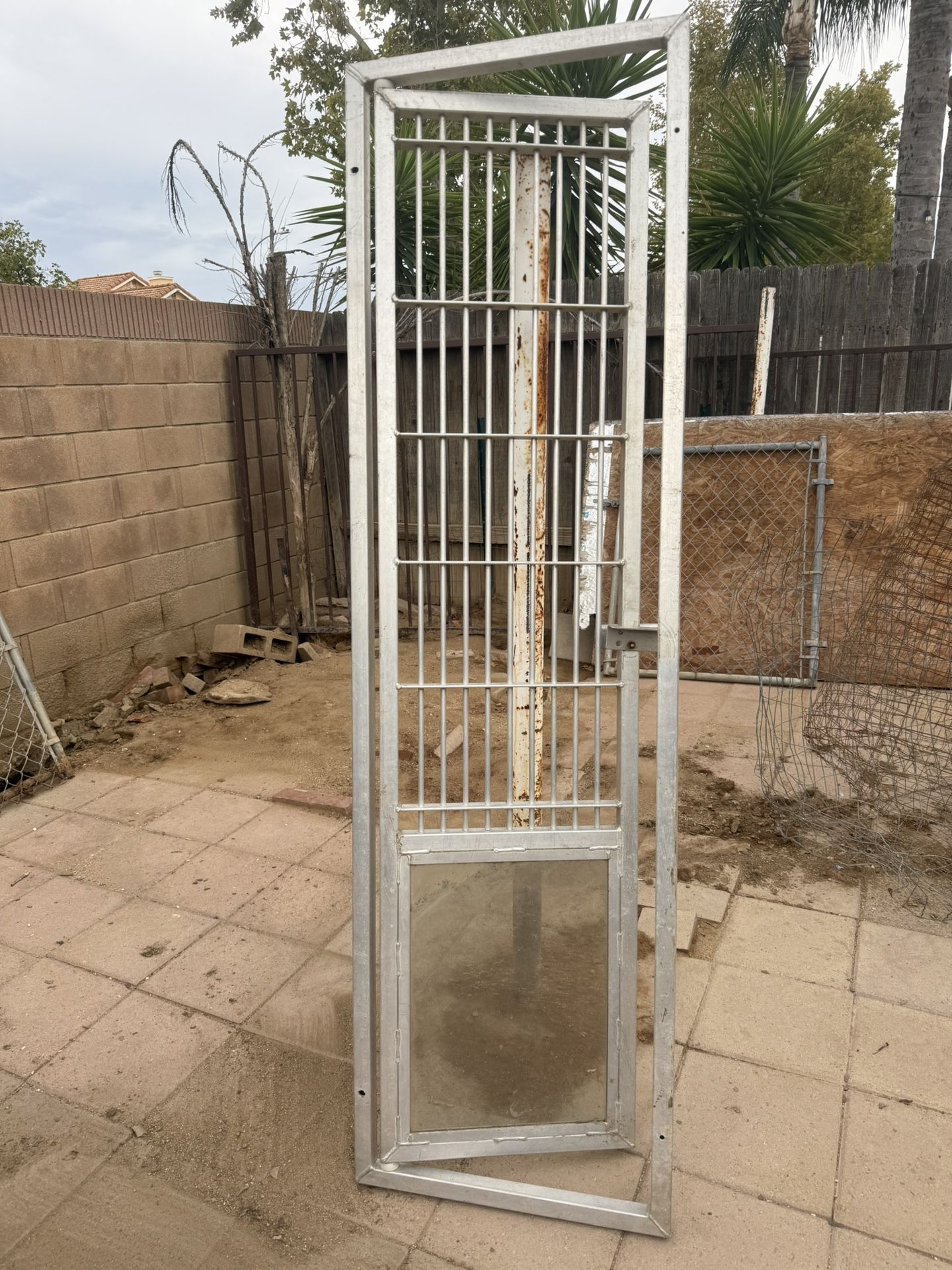 Aluminum door