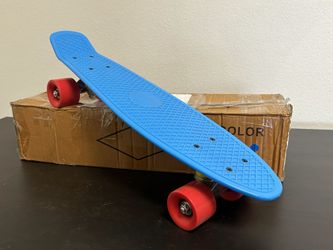 Penny Board – Tagged Blue Torpedo