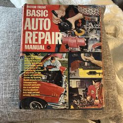 Motor trend basic auto repair manual, vintage 1968