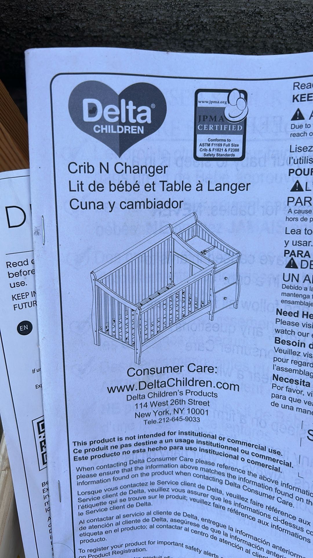 Delta Crib And Changer