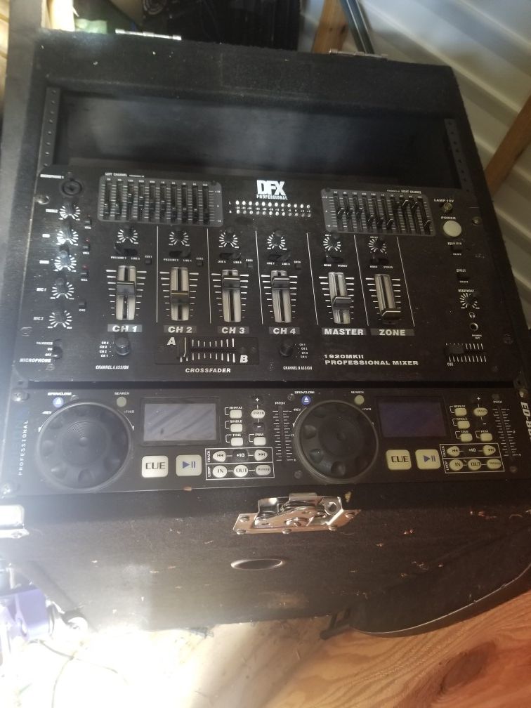 Old school dj equipment