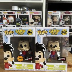 VAULTED CHASE BUNDLE Max Goof Funko Pop #462 Disney Movie Goofy Skateboard Show