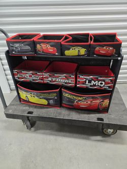 Cars Deluxe 9 Bin Toy Storage/Organizer