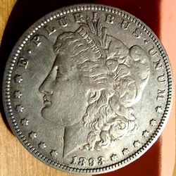 1893 Morgan Silver Dollar 
