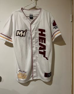 MIAMI HEAT MEDIUM Ultra Jersey Shirt… Embroider…$45