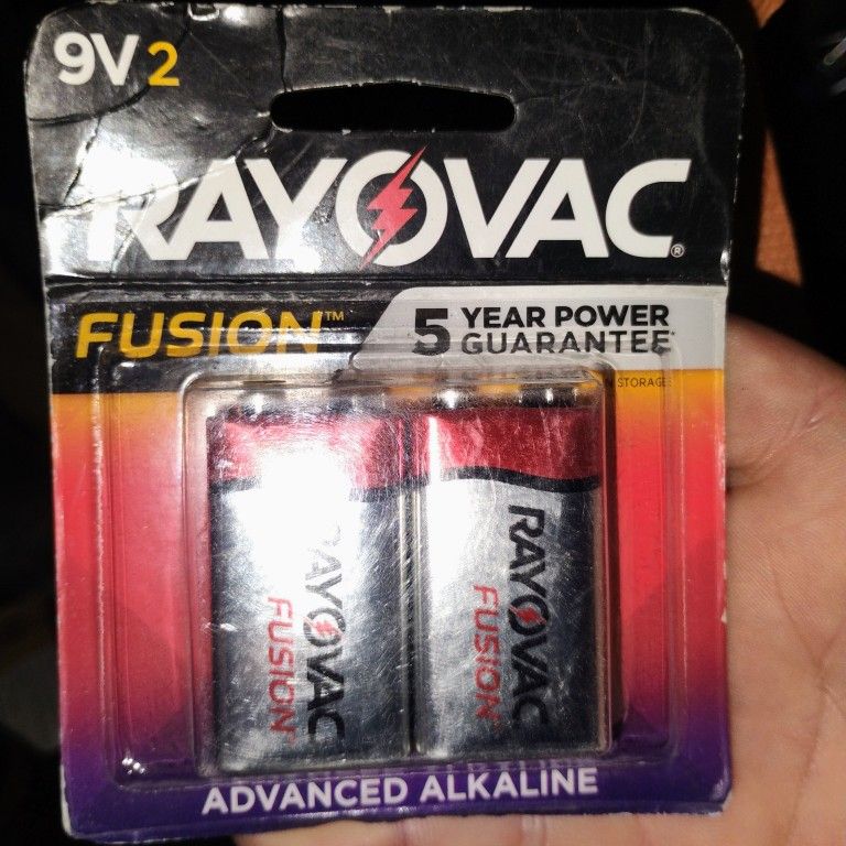 9V Rayovac Batteries 