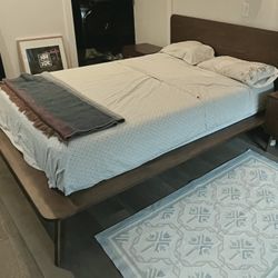 Low Profile Queen Platform Bed