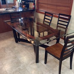 Table and 4 Chairs