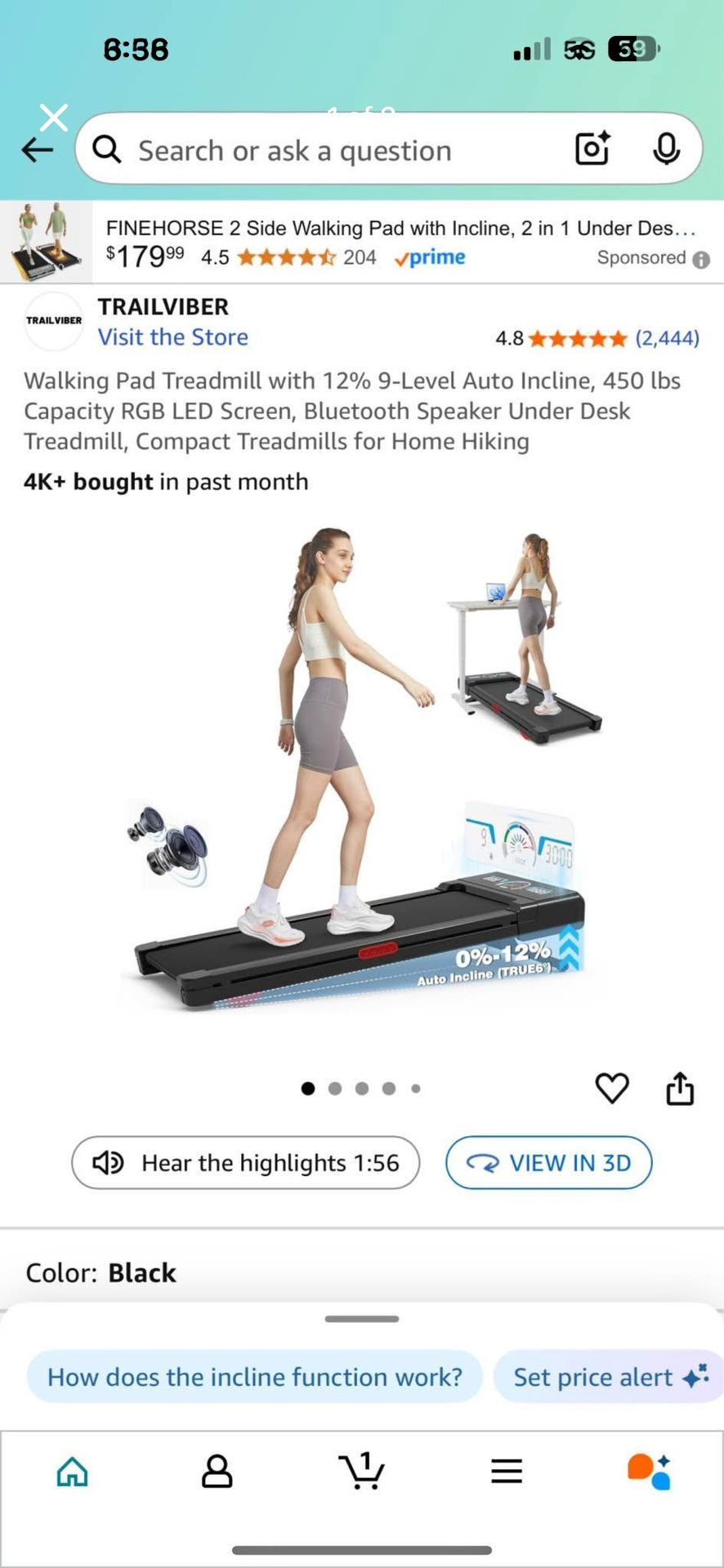 Walking Pad Treadmill