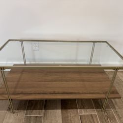 Glass Top Coffee Table 