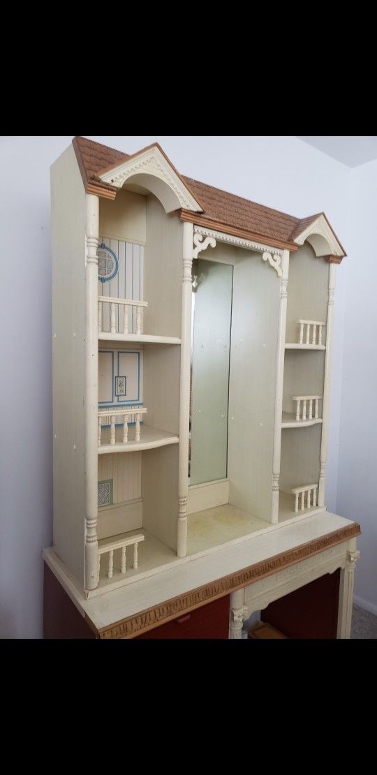VINTAGE 1980's SINGER Dollhouse FULL Kids/Girl Bedroom Furniture Set - RARE
