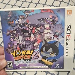 Yokai Watch 2 Psychic Specters Nintendo 3DS Complete Authentic