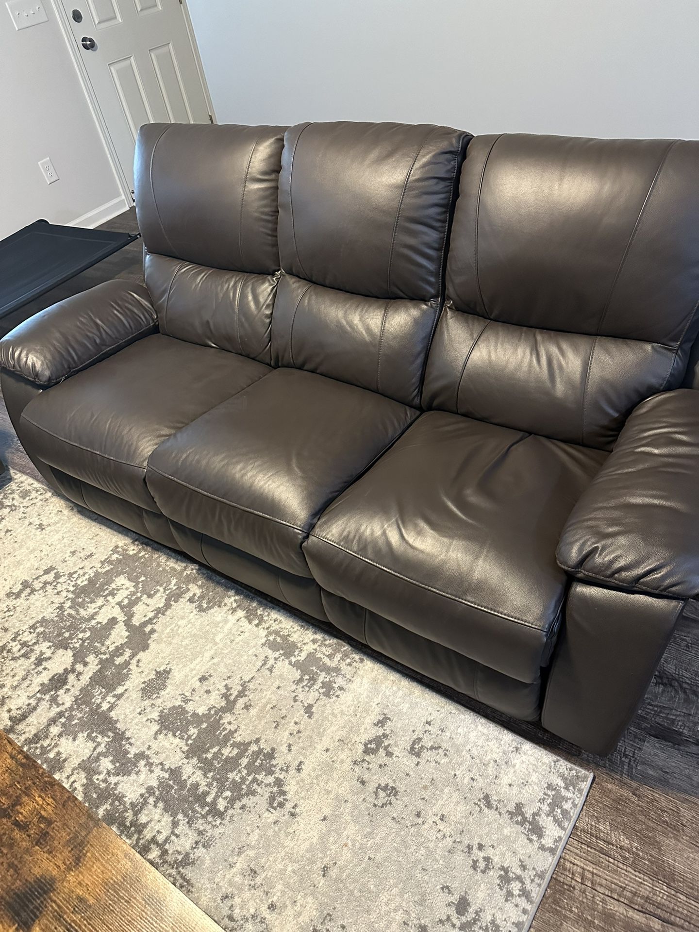 Black Leather Couch
