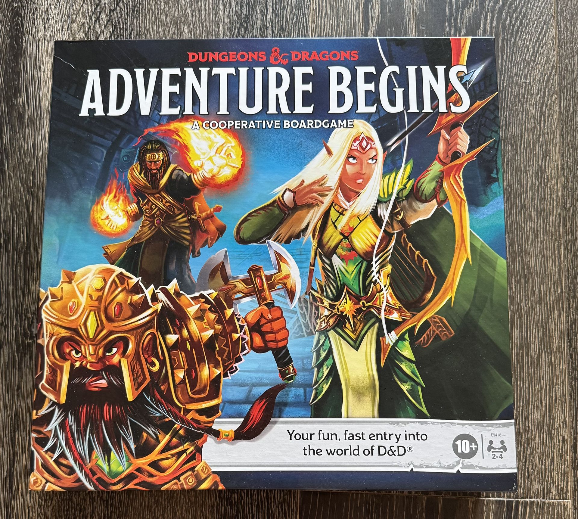 Dungeons & Dragons Adventure Begins, Cooperative Fantasy Board Game, Fast Entry to The World of D&D, Family Game for 2-4 Players, 10 and Up