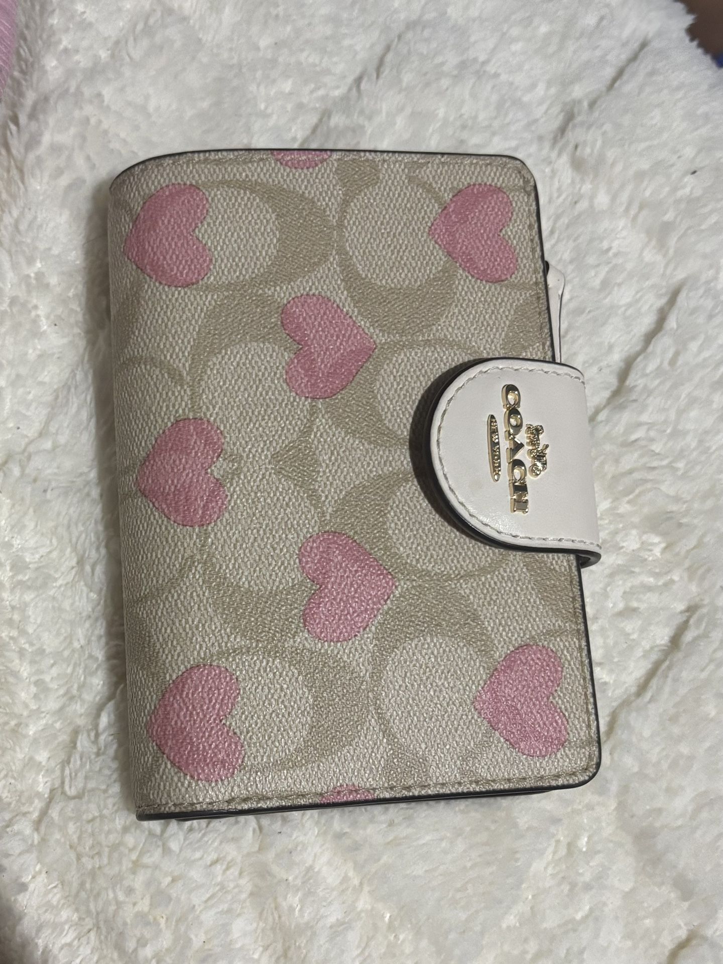 Pink Coach Valentines Wallet