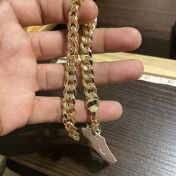 Brazilian Gold Filled 18k Mens Bracelet 