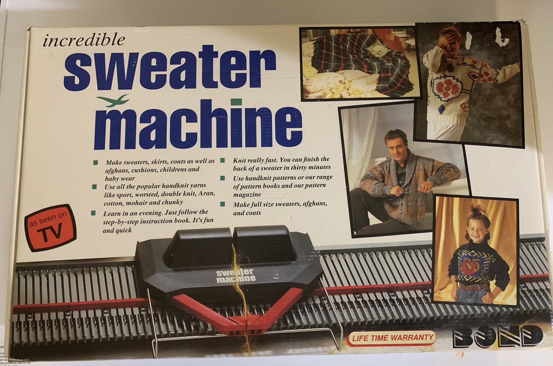 Bond Incredible Sweater Machine Knitting Machine