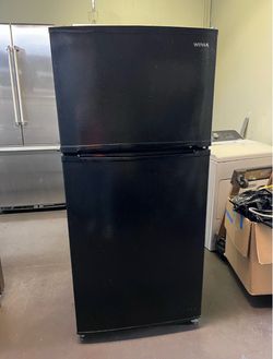 WINIA Black Top-Freezer Refrigerator – Used – $380