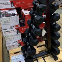 Inspire 210LB Dumbbell Set 5LB-30LB + Rack + Local Delivery 