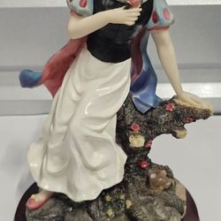 SNOW WHITE & SEVEN DWARFS MONTI CARLO STATUE FIGURINE 13” H