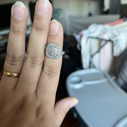 White 1 Carat Diamond Ring 