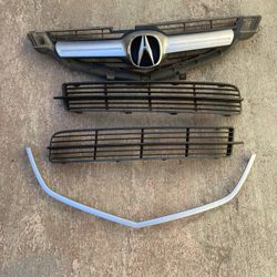 2004-206 Acura TL Front Bumper Upper grill grille OEM 
