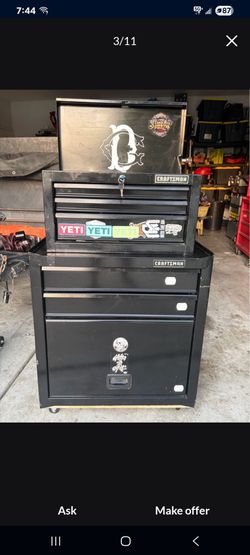 Craftsman Rolling Tool Box With 🔑