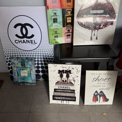 Decor, Tables, Cabinets, Trays, Frames, Flutes, $5 to $10