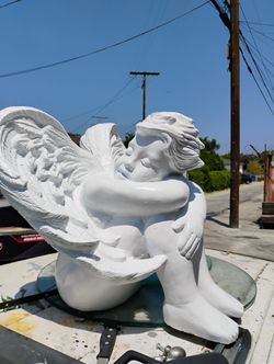 Un Angel Decoración De JardÃn