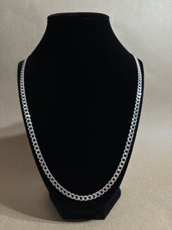 24” 5mm .925 silver Miami Cuban chain⛓️