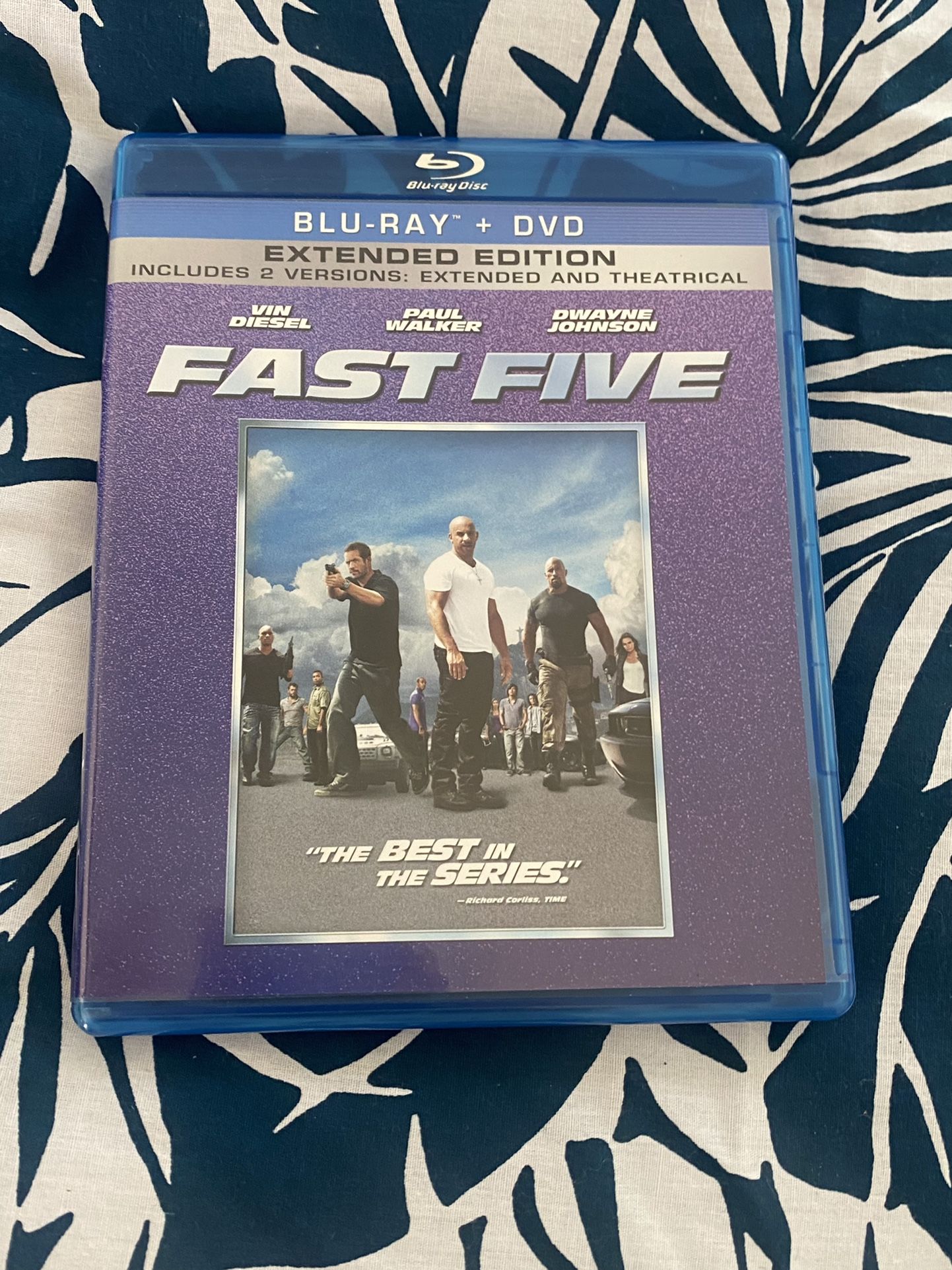 Fast And Furious Five Blu Ray / DVD Extended Edition
