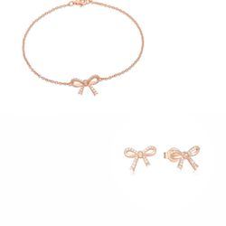 ROSE GOLD KNOT SET🎀